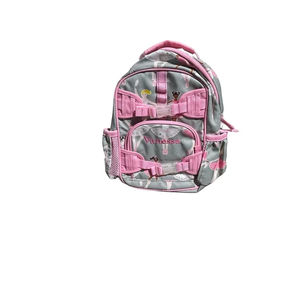 Pottery Barn Kids Mackenzie Mini Backpack Ballerina Pink Gray